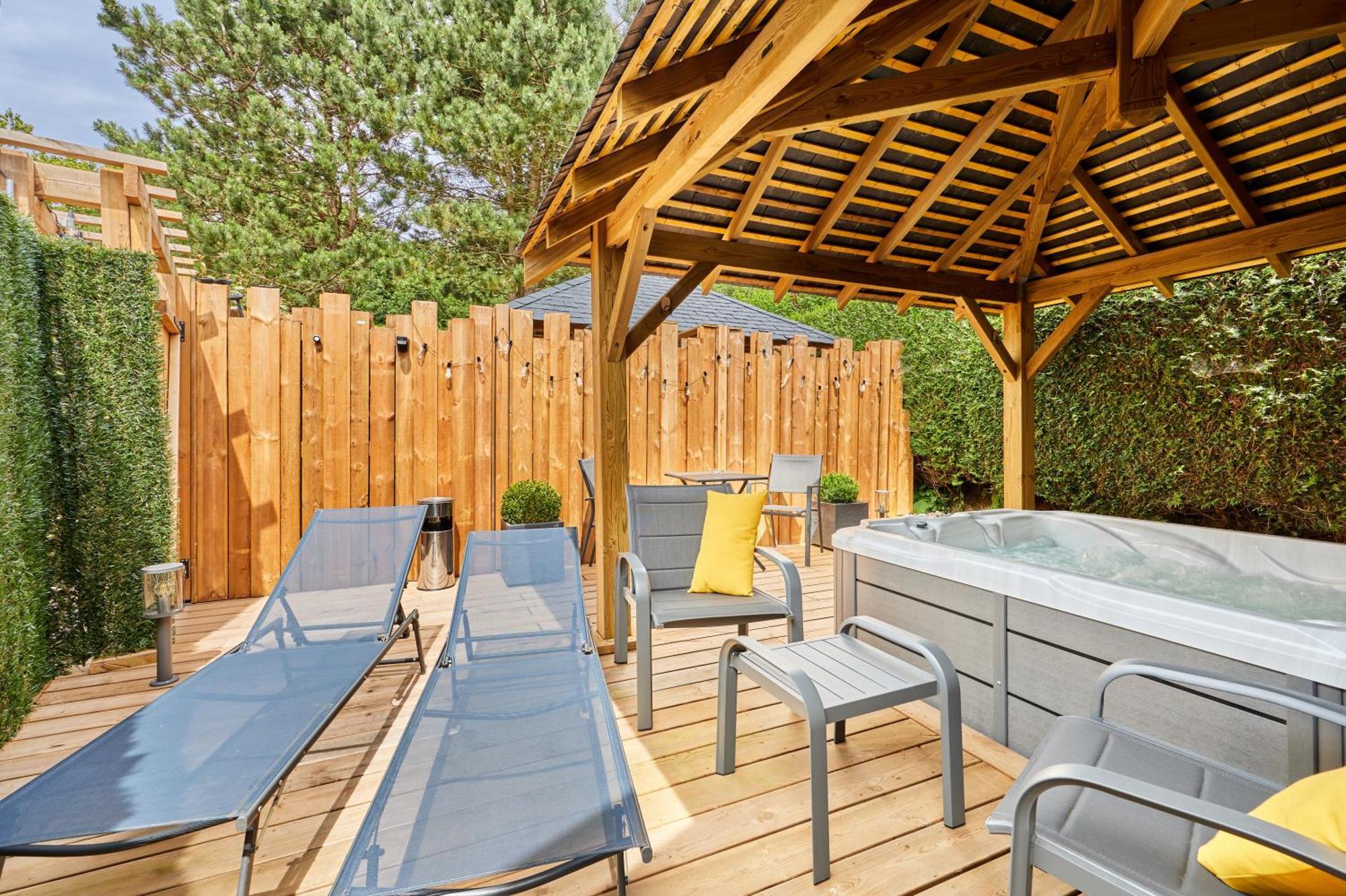 Domaine Du Gros Chene - Terrasses Avec Jacuzzis Privatifs Daire Ablon Dış mekan fotoğraf